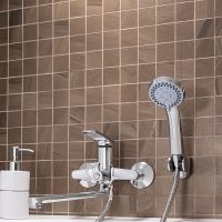 Смеситель для ванны Ростовская Мануфактура Сантехники SL121-006E универсальный Хром — фото 7, Для душа и ванны