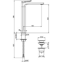 Товар: Смеситель для раковины Gattoni Soffio 8146/81DS Темный никель шлифованный - фото 2 Смеситель для раковины Gattoni Soffio 8146/81DS Темный никель шлифованный — фото 2, Смесители для раковины