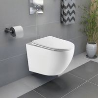 Унитаз Azario Grado AZ-0046-UQ подвесной Белый с сиденьем Микролифт — фото 9, Подвесные унитазы