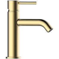 Смеситель для раковины Bossini Teo Z00701.043 Сатинированное золото — фото 1, Смесители для раковины