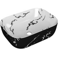 Раковина-чаша Point Вега 46 PN43711WB Черная Белая — фото 1, Раковины