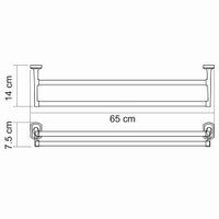 Oder K-3040 Держатель полотенец двойной — фото 4, Прочие аксессуары и комплектующие