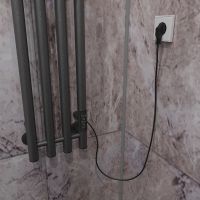 Электрический полотенцесушитель Altasan АргоЛюкс 120х21 АргоЛюкс12021Г Графит — фото 3, Электрические полотенцесушители