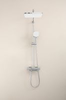 Душевая система Raglo R22.26 с термостатом Хром — фото 17, Душевые стойки