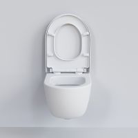 Унитаз Ambassador Abner 103T20101R подвесной Белый матовый без сиденья — фото 3, Унитазы