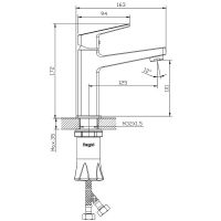 Смеситель для раковины Raglo R30.10 Хром — фото 7, Смесители для раковины