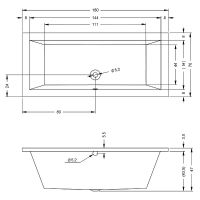 Товар: Акриловая ванна Riho Lusso 160x70 B013001005 (BA5700500000000) без гидромассажа - фото 8 Акриловая ванна Riho Lusso 160x70 B013001005 (BA5700500000000) без гидромассажа — фото 8, Ванны