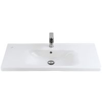 Товар: Раковина Creavit Eksen 100 EK100-00CB00E-0000 Белая - фото 1 Раковина Creavit Eksen 100 EK100-00CB00E-0000 Белая — фото 1, Раковины подвесные