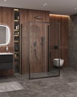 Душевой уголок CEZARES MOLVENO-AH-12-120/90-C-GM-IV — фото 1, Прямоугольные душевые уголки