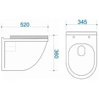 Товар: Унитаз Maretti Vittorio VI10PBM82-844 подвесной с сиденьем Микролифт - фото 4 Унитаз Maretti Vittorio VI10PBM82-844 подвесной с сиденьем Микролифт — фото 4, Подвесные унитазы