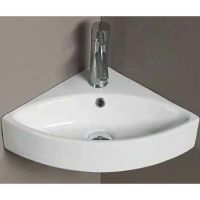 Товар: Раковина CeramaLux 50 78378 угловая Белая глянцевая - фото 1 Раковина CeramaLux 50 78378 угловая Белая глянцевая — фото 1, Мини-раковины