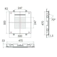 Товар: Верхний душ Remer SS357SFS50C Нержавеющая сталь - фото 2 Верхний душ Remer SS357SFS50C Нержавеющая сталь — фото 2, Верхние души
