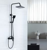 Душевая система Bond B01-8488 Черная матовая — фото 9, Душевые системы