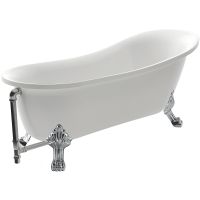 Акриловая ванна Azario Cardiff 170х76 CAR17076 без гидромассажа — фото 1, Акриловые ванны