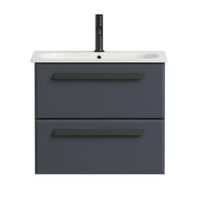 База под раковину подвесная CEZARES ECO-CER-600-2C-SO-GR-P — фото 1, Тумбы под раковину