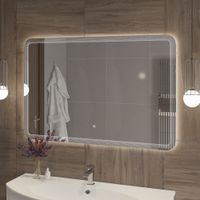 Зеркало Cezares CZR-SPC-DUET-1200-800-LED-TCH — фото 3, Зеркала в ванную комнату