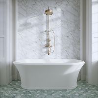 Товар: Ванна из искусственного камня Devon&Devon Kalos 170х88 KALOSVABI без гидромассажа - фото 4 Ванна из искусственного камня Devon&Devon Kalos 170х88 KALOSVABI без гидромассажа — фото 4, Ванны