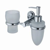 Аксесс Main K-9289 Держатель стакана и дозатора (блистер), хром, WasserKRAFT — фото 1, Дозаторы