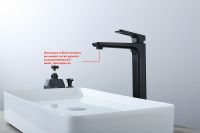 Товар: Смеситель для раковины Raglo R51.15.06 Черный матовый - фото 12 Смеситель для раковины Raglo R51.15.06 Черный матовый — фото 12, Смесители для раковины