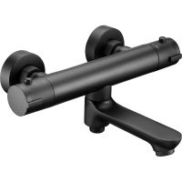 Смеситель для ванны Swedbe Mercury 9045B с термостатом Черный матовый — фото 7, Смеситель для ванны