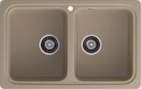 Товар: GRANFEST Мойка STANDART 780K 2 чаши 780*510мм песочный арт.GF- - фото 2 GRANFEST Мойка STANDART 780K 2 чаши 780*510мм песочный арт.GF- — фото 2, Кухонные мойки