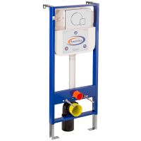 Инсталляция Aquanika Basic 10.702.450.02.10 для унитаза с клавишей смыва Хром — фото 5, Инсталляции для унитазов