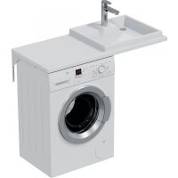 Товар: Раковина СанТа Юпитер 110 R 900132 на стиральную машину Белая - фото 2 Раковина СанТа Юпитер 110 R 900132 на стиральную машину Белая — фото 2, Раковины подвесные