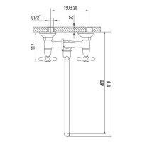Товар: Смеситель для ванны Melodia della vita Galateo MDV40241 универсальный Хром - фото 2 Смеситель для ванны Melodia della vita Galateo MDV40241 универсальный Хром — фото 2, Смеситель для ванны