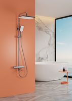 Душевая система Raglo R01.26 с термостатом Хром — фото 3, Душевые системы