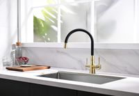 Смеситель для кухни Lemark Comfort Бронза Черный арт-LM3075B — фото 2, Смесители для кухни