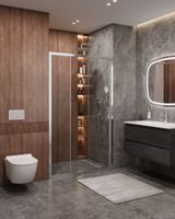 Душевая дверь CEZARES MOLVENO-BF-3-120-C-Cr-IV — фото 1, Душевые двери в нишу