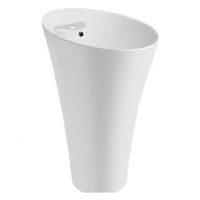 Раковина CeramaLux 45 WK8100-1 Белая — фото 1, Раковины напольные