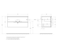 Товар: База под раковину подвесная CEZARES DUET-1000-2C-SO-BL - фото 2 База под раковину подвесная CEZARES DUET-1000-2C-SO-BL — фото 2, Тумбы под раковину
