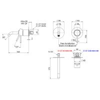 Смеситель для раковины Remer X-Style Черный матовый арт-X15CNO — фото 2, Смесители для раковины