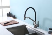 Смеситель для кухни Raglo R80.62.09 Графит матовый Черный — фото 3, Смесители для кухни