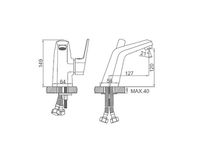 Товар: Смеситель для раковины Accoona H114 A90114 Хром - фото 2 Смеситель для раковины Accoona H114 A90114 Хром — фото 2, Смесители для раковины