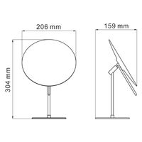 Товар: K-1002 Зеркало с 3-х кратным увеличением - фото 6 K-1002 Зеркало с 3-х кратным увеличением — фото 6, Зеркала в ванную комнату