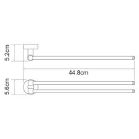 Товар: Isen K-4031 Держатель полотенец двойной - фото 4 Isen K-4031 Держатель полотенец двойной — фото 4, Прочие аксессуары и комплектующие