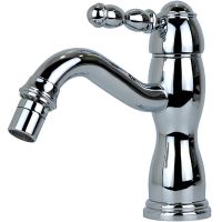 Смеситель для биде Bronze de Luxe Tiffany 1902CR Хром — фото 1, Смесители для биде