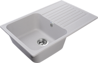 Товар: GRANFEST Мойка QUARZ 78 1-чаша+крыло 740*480мм серый арт.GF-Z- - фото 2 GRANFEST Мойка QUARZ 78 1-чаша+крыло 740*480мм серый арт.GF-Z- — фото 2, Кухонные мойки