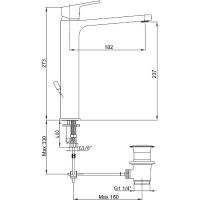 Смеситель для раковины E.C.A. Tiera 102188014EX Хром — фото 2, Смесители для раковины
