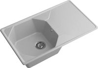 GRANFEST Мойка UNIQUE 840L 1-чаша+крыло 840*500мм серый арт.GF- — фото 1, Кухонные мойки