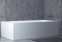 Ванна из искусственного камня Salini Orlanda 180х80 102012G Белая глянцевая — фото 6, Ванны из искусственного камня