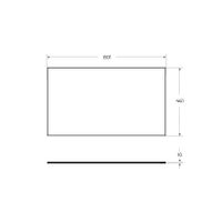 Столешница CEZARES CADRO-80-HPL-NRM — фото 2, Столешницы под раковину