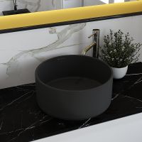 Товар: Раковина-чаша Aqueduto Espiral 40 ESP0140 Черная матовая - фото 5 Раковина-чаша Aqueduto Espiral 40 ESP0140 Черная матовая — фото 5, Раковины накладные