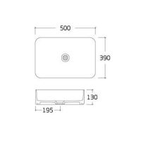 Раковина-чаша Bronze de Luxe Scandi 50 6127-GM Серая матовая — фото 3, Раковины накладные
