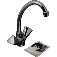 Смеситель для кухни Melodia della vita Dinatro Rus MDV40105R Хром — фото 4, Смесители для кухни