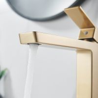 Смеситель для раковины Rose R18G R1811G-1 Золото матовое — фото 7, Смесители для раковины