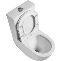 Унитаз компакт D&K Matrix DT1397016 с бачком и сиденьем Микролифт — фото 2, Унитазы