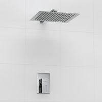 A12119 Встраиваемый комплект для душа с верхней душевой насадкой — фото 1, Встраиваемые душевые комплекты